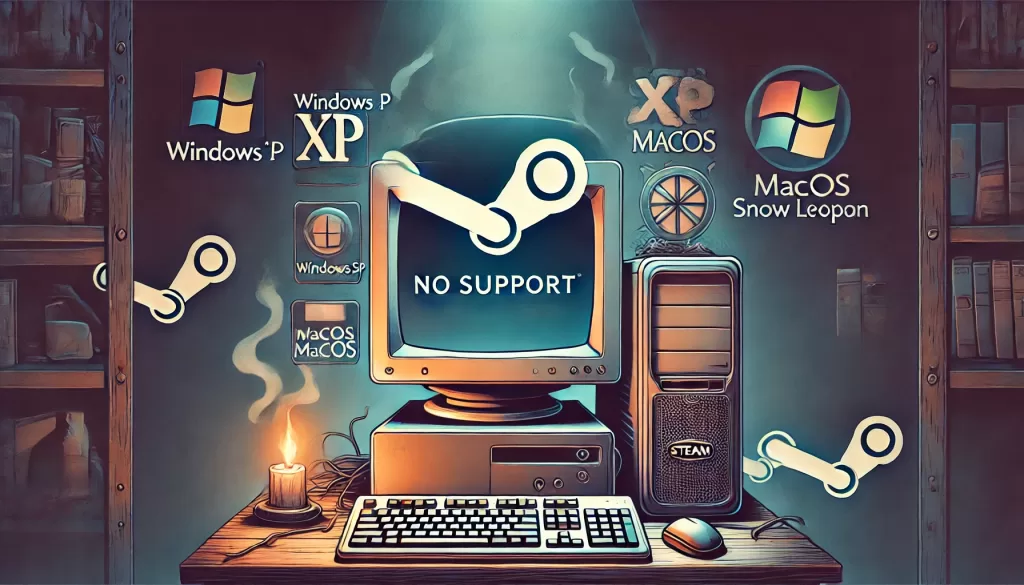 Steam прекратил поддержку старых версий Windows и macOS: что нужно знать пользователям