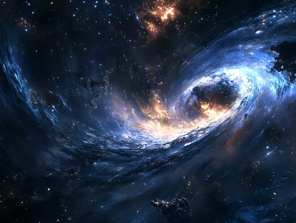 Столкновение галактик: ученые зафиксировали мощнейшую ударную волну в космосе Столкновение галактик: ученые зафиксировали мощнейшую ударную волну в космосе