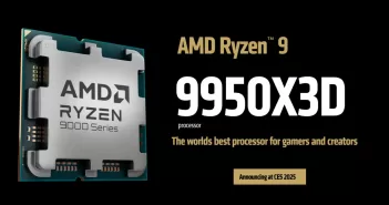 AMD представила процессоры Ryzen 9 9950X3D и 9900X3D: новый флагман превосходит Intel на 20% в играх