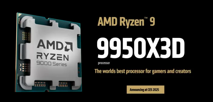 AMD представила процессоры Ryzen 9 9950X3D и 9900X3D: новый флагман превосходит Intel на 20% в играх