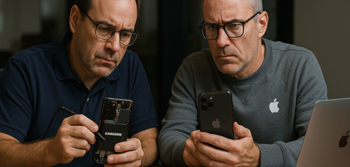 Apple тайно копирует Samsung в камерах iPhone