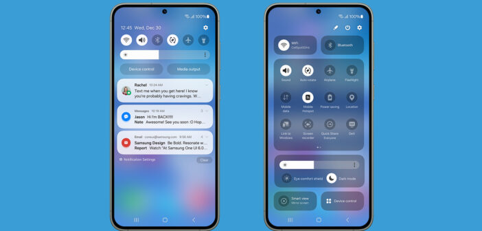 Samsung уничтожила привычную шторку уведомлений в новой прошивке