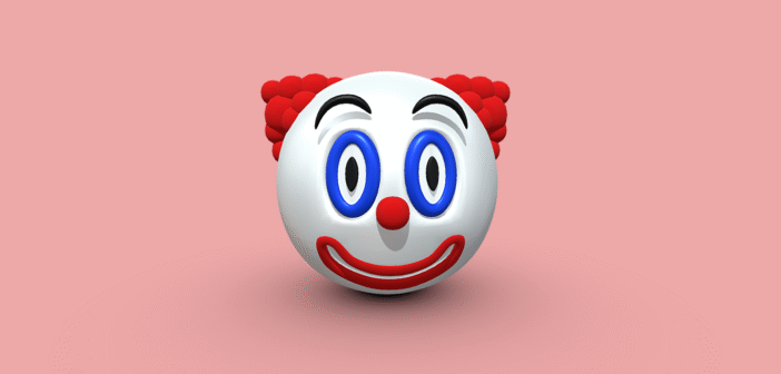 В России впервые оштрафовали за эмодзи клоуна