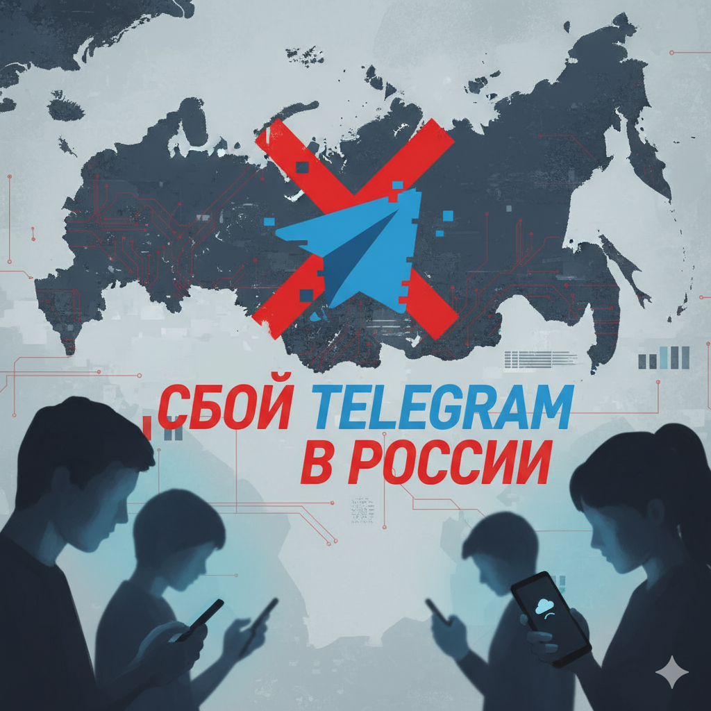 Telegram захлестнула волна сбоев по всей России