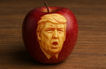 Яблоки с лицом Трампа: Сеул везет на АТЭС самый необычный подарок