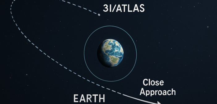 Межзвездный объект 3I/ATLAS несется к Земле по аномальной прямой