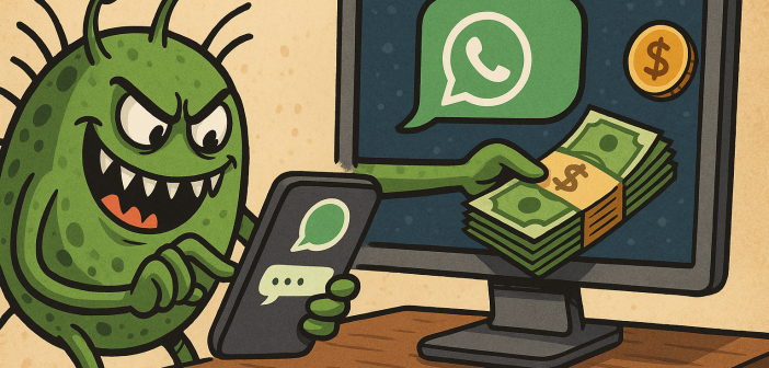 В WhatsApp появился вирус, который пишет сообщения и крадет деньги