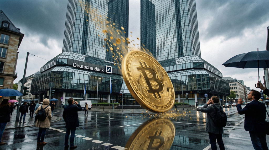 Биткойн рухнул на фоне отчета Deutsche Bank и жесткой позиции ФРС Биткойн рухнул на фоне отчета Deutsche Bank и жесткой позиции ФРС