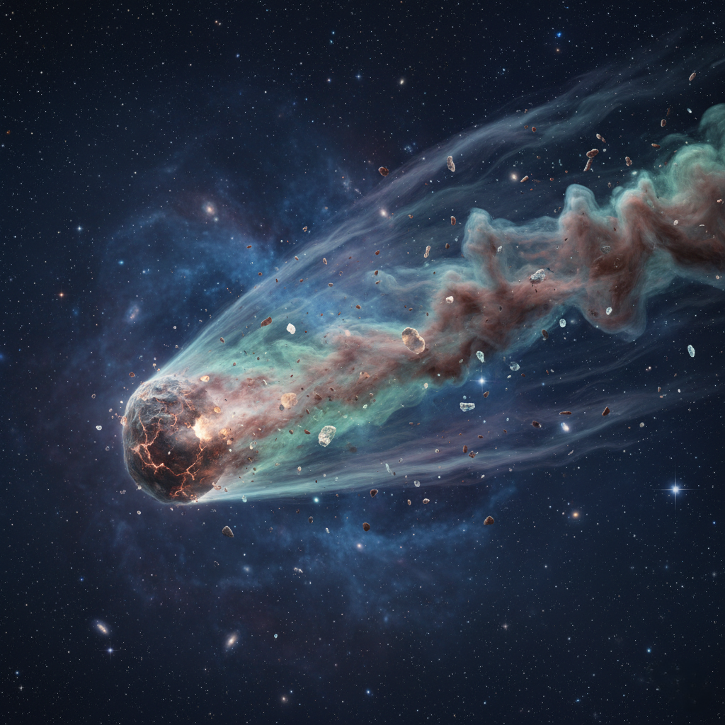 Межзвездный гость 3I/ATLAS «дымит» и теряет массу