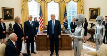 Дональд Трамп готовит историческое признание контакта с внеземным разумом