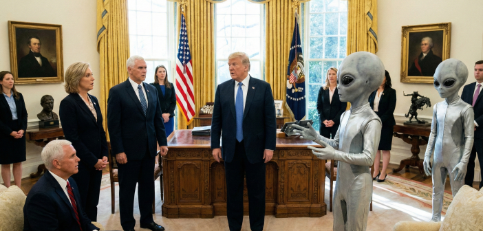 Дональд Трамп готовит историческое признание контакта с внеземным разумом