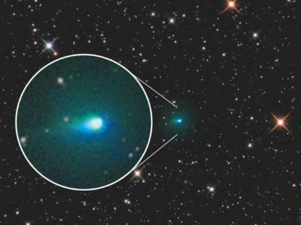 3I/ATLAS стала синей. Астрономы фиксируют третью смену цвета межзвездной кометы