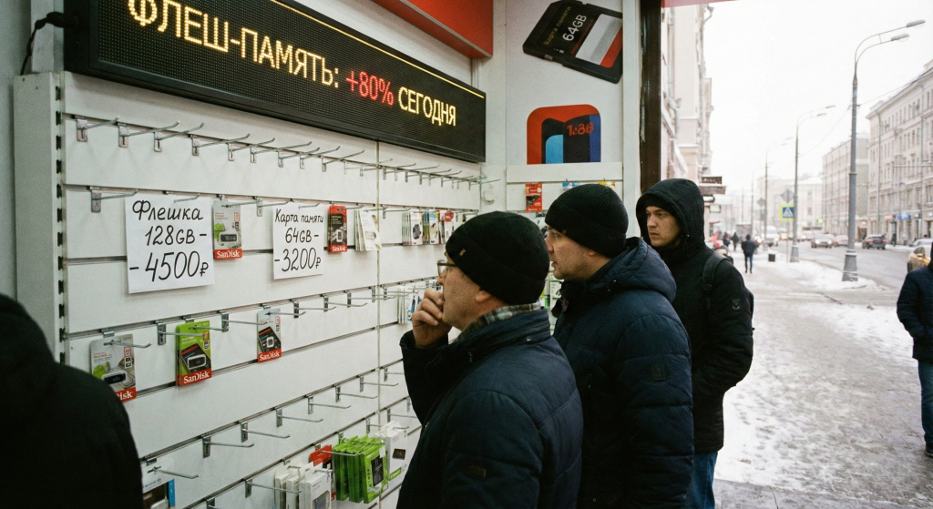 Стоимость флеш-памяти в ноябре в России показала рекордный взлет на 60–80%