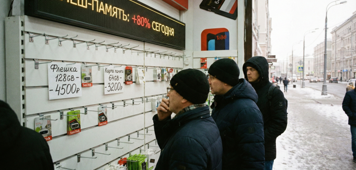 Стоимость флеш-памяти в ноябре в России показала рекордный взлет на 60–80%