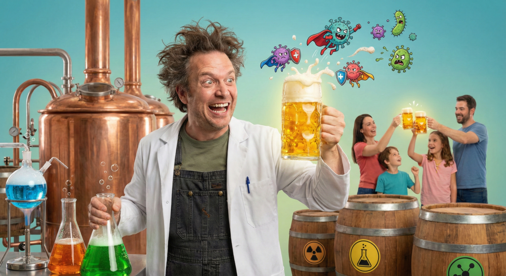 Американский вирусолог создал «пивную вакцину» Американский вирусолог создал «пивную вакцину»