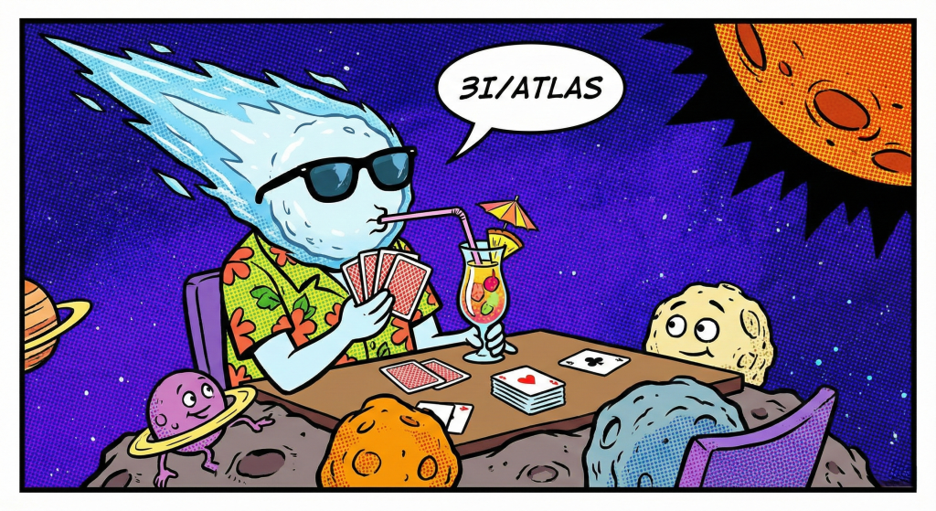 На 3I/ATLAS обнаружились запасы спирта и ингредиенты для жизни