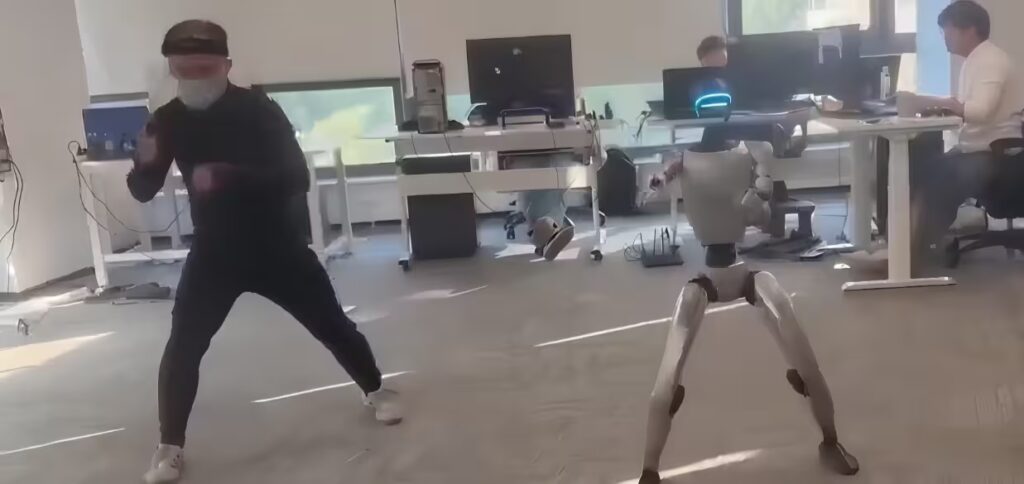 Робот Unitree G1 избил своего инженера