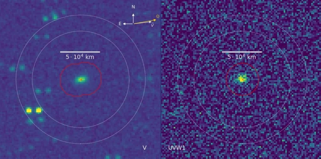 Астрономы зафиксировали мощное радиоизлучение от кометы 3I/ATLAS