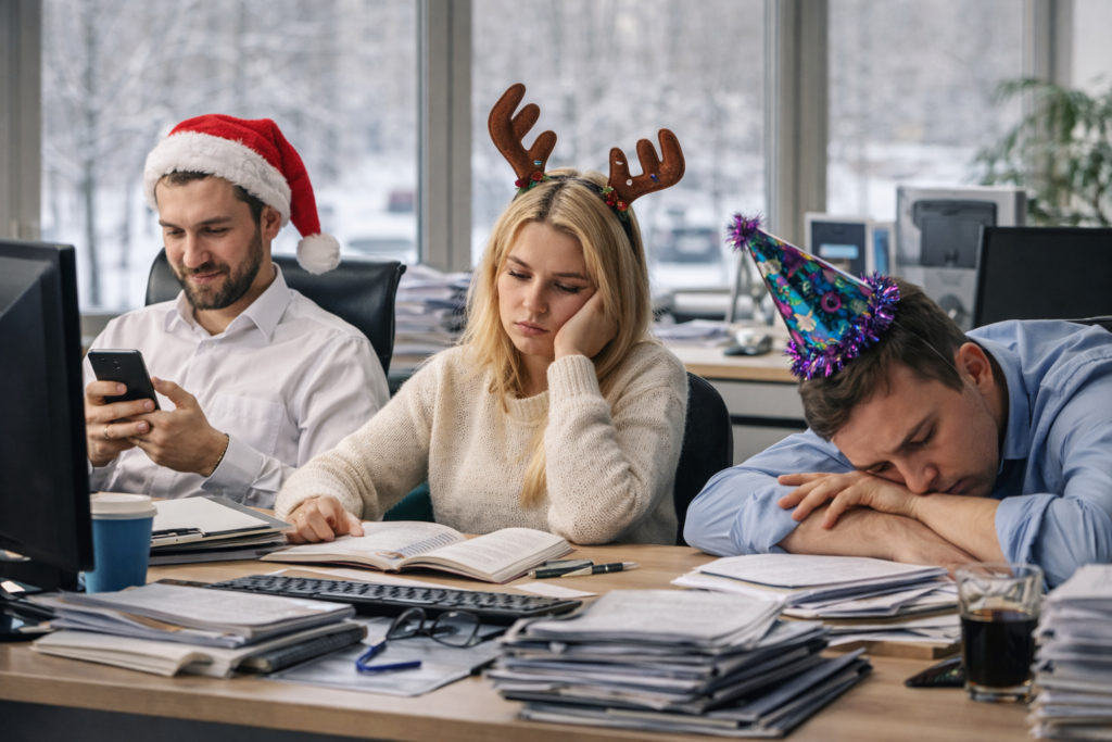 Треть россиян лишь притворяются, что работают в январе Треть россиян лишь притворяются, что работают в январе