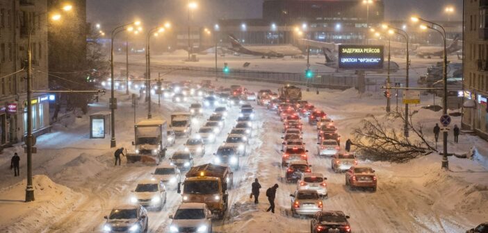 Циклон «Фрэнсис» парализовал Москву и бьёт полувековые рекорды