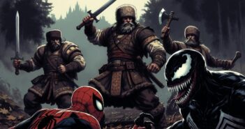 Роскомнадзор предложил заменить супергероев на школьных тетрадях на русских богатырей