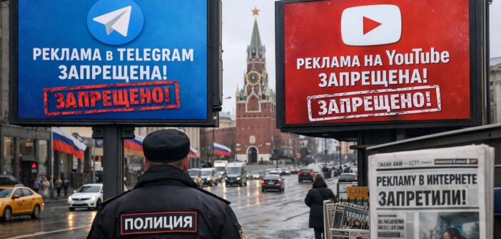 В России неожиданно признали незаконной рекламу в Telegram, YouTube и WhatsApp