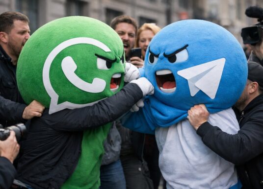 WhatsApp* и Telegram публично поругались