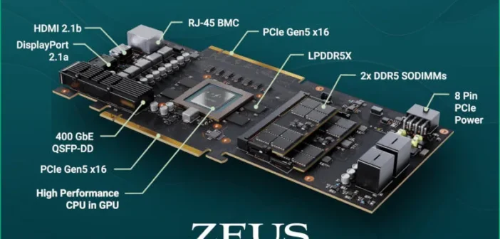 Cтартап Bolt Graphics выпустил тестовый чип Zeus, он быстрее RTX 5090 в десятки раз