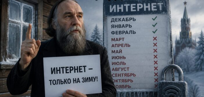Александр Дугин предложил выдавать россиянам интернет только на зиму