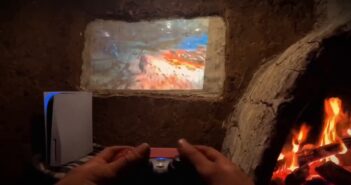 Американец спрятал PlayStation 5 в лесной землянке