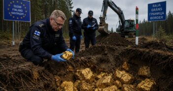 На границе с Россией финны нашли много золота