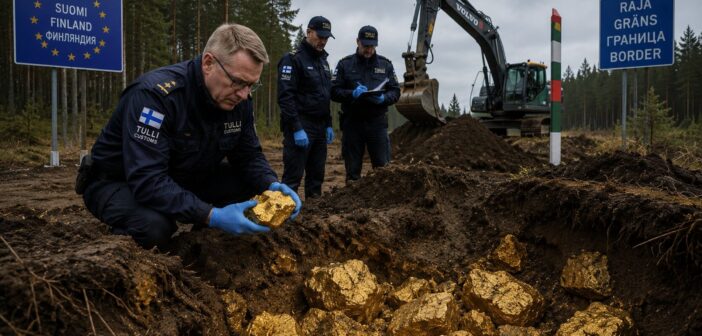 На границе с Россией финны нашли много золота